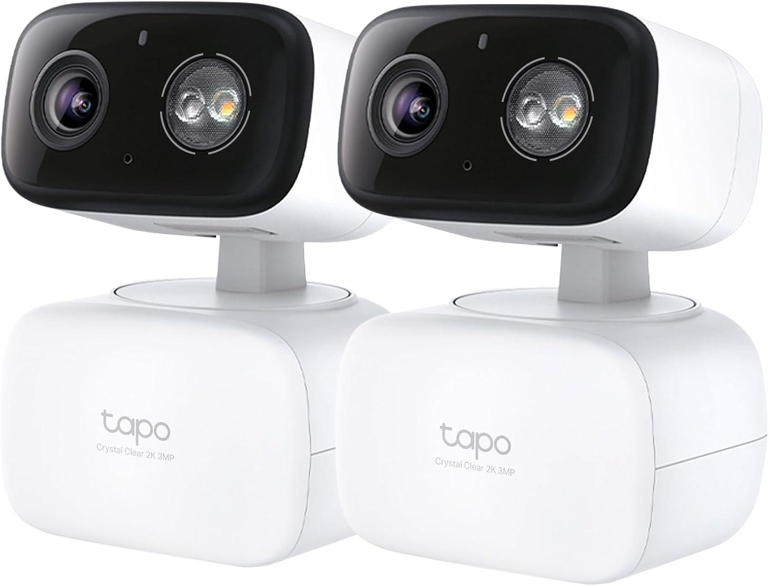 imageTapo 2K 3MP PanTilt IndoorOutdoor Security Camera Free PersonBaby Cry Detect ampamp Motion Track 360 Pan Color Night Vision SDCloud Storage Works wAlexa ampamp Google Home HybridCam 360 BlackWhite