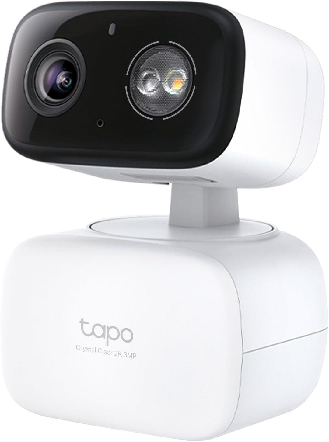 imageTapo 2K 3MP PanTilt IndoorOutdoor Security Camera Free PersonBaby Cry Detect ampamp Motion Track 360 Pan Color Night Vision SDCloud Storage Works wAlexa ampamp Google Home HybridCam 360 BlackWhite