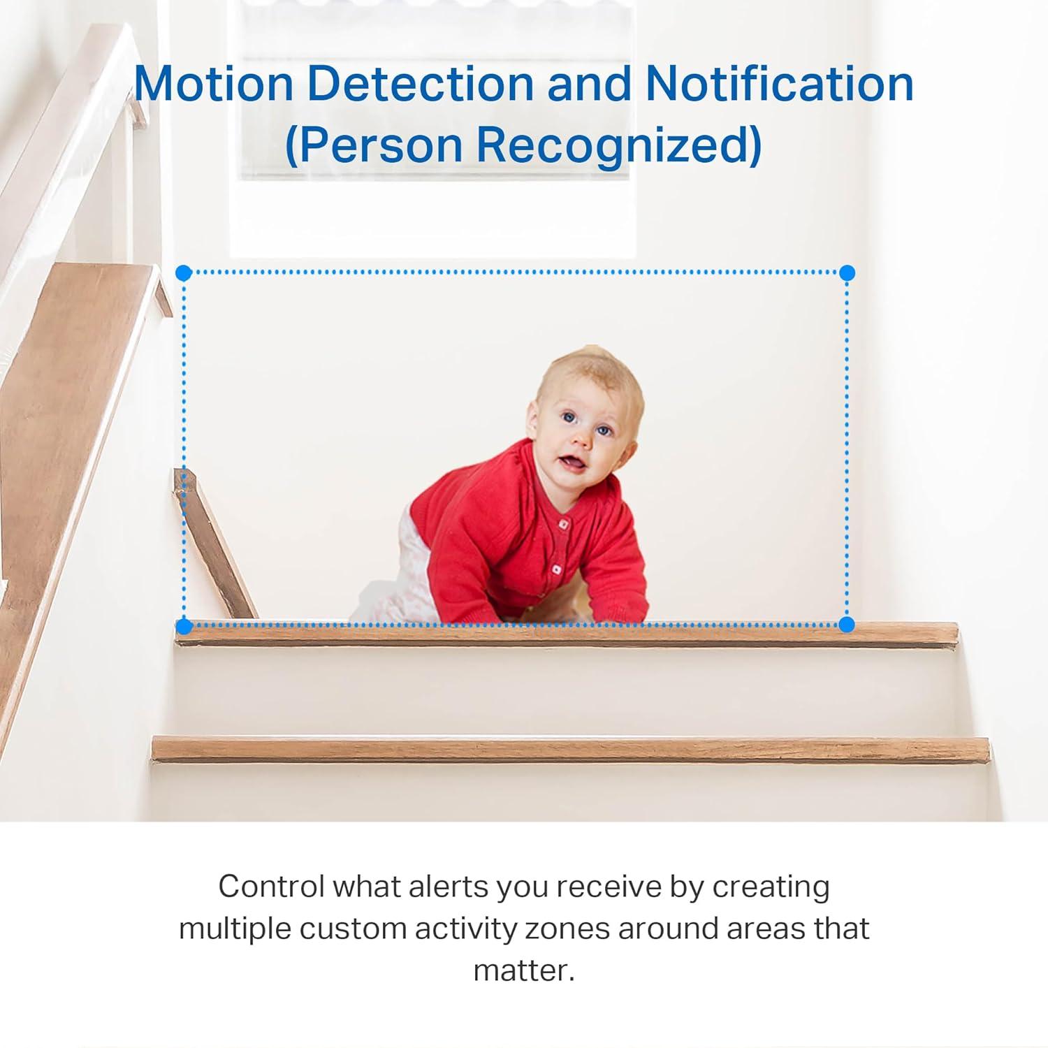 imageTapo 2K 3MP PanTilt IndoorOutdoor Security Camera Free PersonBaby Cry Detect ampamp Motion Track 360 Pan Color Night Vision SDCloud Storage Works wAlexa ampamp Google Home HybridCam 360 BlackBlack