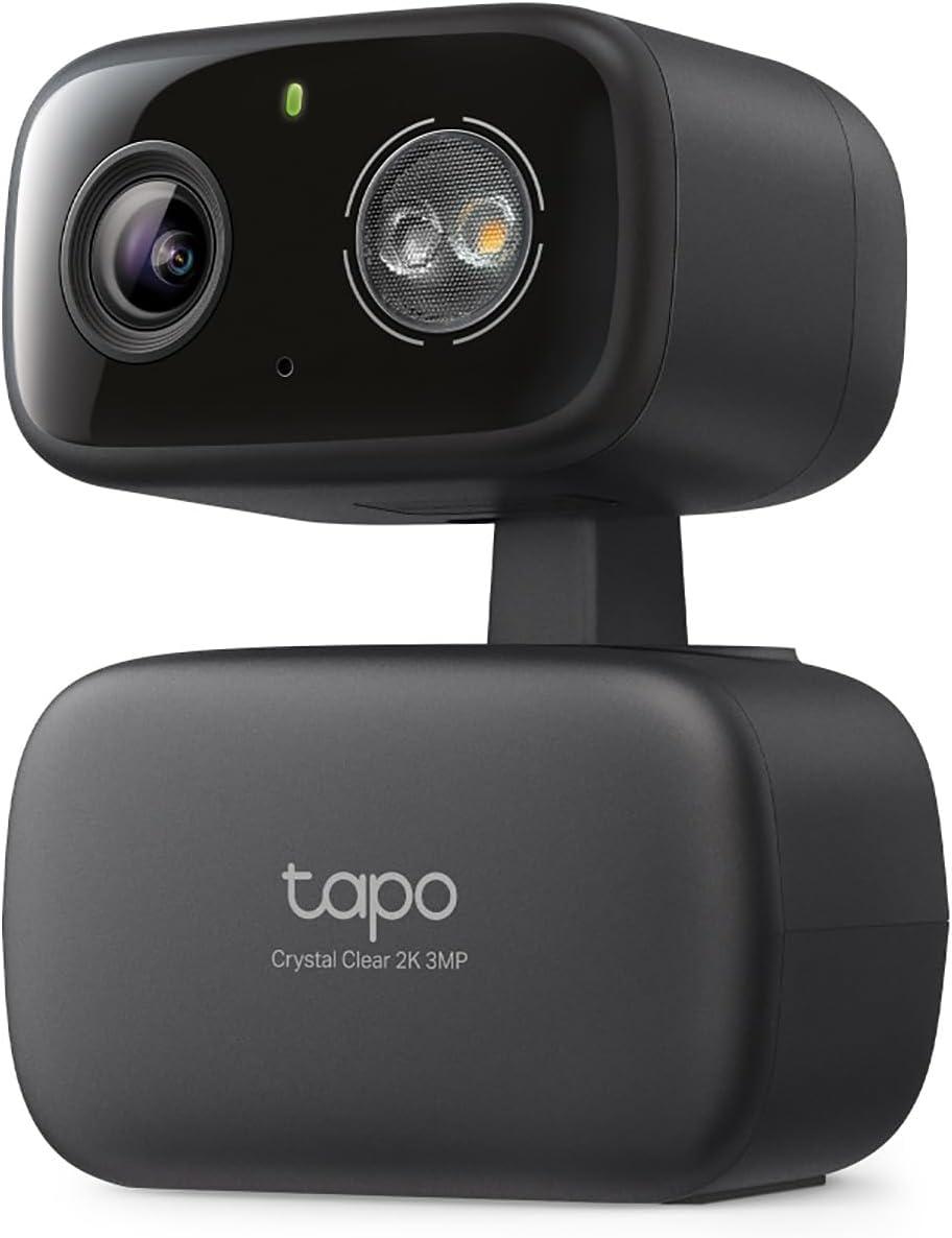 imageTapo 2K 3MP PanTilt IndoorOutdoor Security Camera Free PersonBaby Cry Detect ampamp Motion Track 360 Pan Color Night Vision SDCloud Storage Works wAlexa ampamp Google Home HybridCam 360 BlackBlack