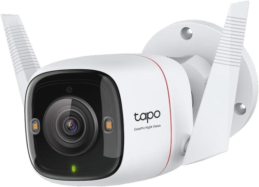 imageTapo TPLink 2K QHD Security Camera Outdoor Wired Starlight Sensor for Color Night Vision Free AI Detection Builtin Siren CloudSD Card Storage Works with Alexa ampamp Google Home C320WS2K QHD  ColorPro Night Vision
