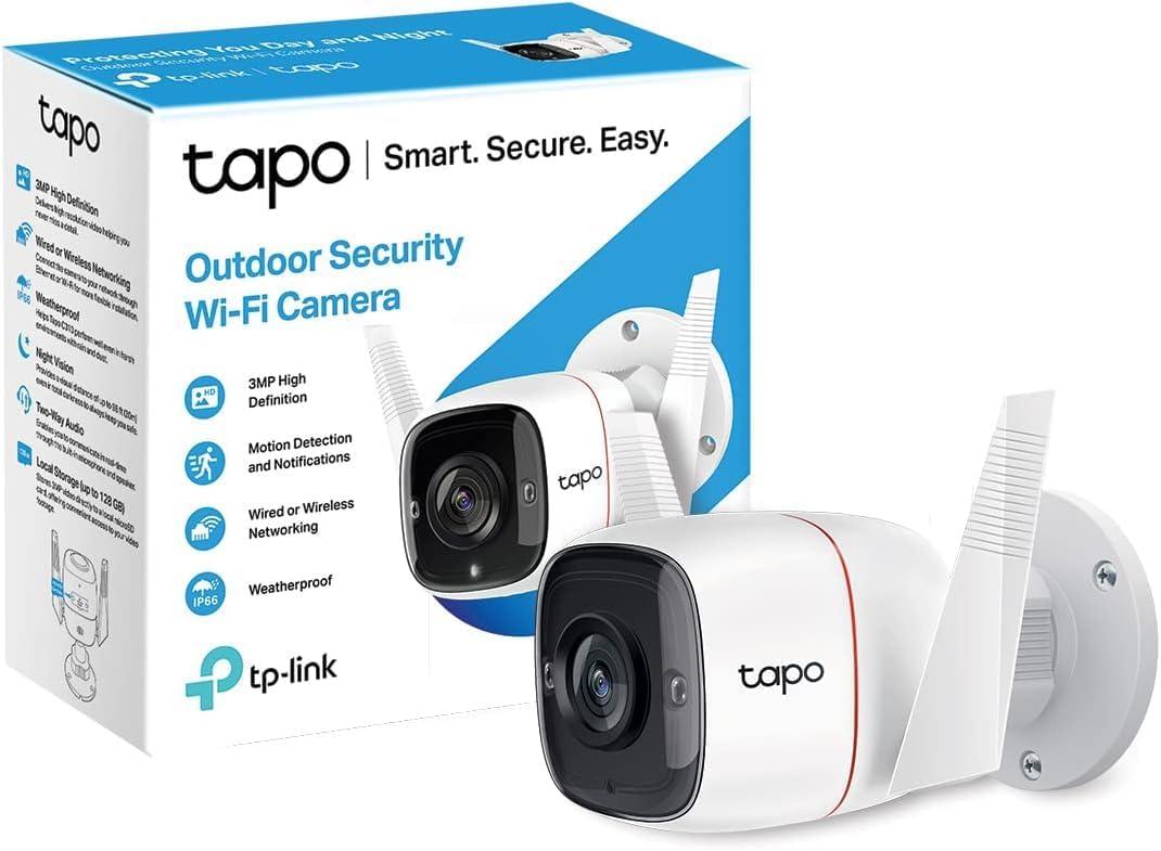 imageTapo TPLink 2K QHD Security Camera Outdoor Wired Starlight Sensor for Color Night Vision Free AI Detection Builtin Siren CloudSD Card Storage Works with Alexa ampamp Google Home C320WS2K 3MP