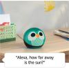 imageAmazon Echo Dot Kids with Alexa newest model Designed for kids with parental controls Includes 1 Year of Amazon Kids OwlOwl