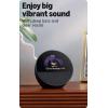 imageAmazon Echo Spot newest model Great for nightstands offices and kitchens Smart alarm clock with Alexa BlackGlacier White