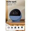 imageAmazon Echo Spot newest model Great for nightstands offices and kitchens Smart alarm clock with Alexa BlackOcean Blue