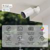 imageTPLink  SolarCam C402 Kit Outdoor Battery Camera wSolar Panel Base Wireless 1080P Free PersonVehicle Detection SDCloud Storage Color Night Vision No Hub Needed Works wAlexaWhite
