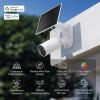 imageTPLink  SolarCam C402 Kit Outdoor Battery Camera wSolar Panel Base Wireless 1080P Free PersonVehicle Detection SDCloud Storage Color Night Vision No Hub Needed Works wAlexaWhite