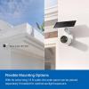 imageTPLink  SolarCam C402 Kit Outdoor Battery Camera wSolar Panel Base Wireless 1080P Free PersonVehicle Detection SDCloud Storage Color Night Vision No Hub Needed Works wAlexaWhite