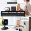 imageTPLink Tapo 2K Indoor Security Camera for Baby Monitor Dog Camera wMotion Detection 2Way Audio Siren Night Vision Cloud ampamp SD Card StorageUp to 256 GB Works wAlexa ampamp Google HomeTapo C110Black