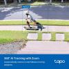imageTPLink Tapo 2K QHD Outdoor PanTilt WiFi Security Camera 360 View Motion Tracking Color Night Vision Free PersonVehicleMotion Detection Cloud ampamp SD Card Storage Tapo C520WSWired Cam 4K