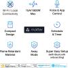 imageTPLink Tapo Matter Supported Smart Plug Mini Compact Design 15A1800W Max Super Easy Setup Works with Apple Home Alexa ampamp Google Home UL Certified 24G WiFi Only White Tapo P125M3Pack3Pack