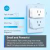 imageTPLink Tapo Matter Supported Smart Plug Mini Compact Design 15A1800W Max Super Easy Setup Works with Apple Home Alexa ampamp Google Home UL Certified 24G WiFi Only White Tapo P125M3Pack3Pack