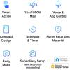 imageTPLink Tapo Matter Supported Smart Plug Mini Compact Design 15A1800W Max Super Easy Setup Works with Apple Home Alexa ampamp Google Home UL Certified 24G WiFi Only White Tapo P125M3Pack4Pack