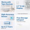 imageTPLink Tapo Temperature and Humidity Sensor Kit Temperature Sensor Tapo T315  Hub Tapo H100 27quot EInk Display SwissMade Sensor  LongLasting Performance  RealTime Notification