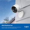 imageTapo 2K 3MP IndoorOutdoor Security Camera  Free PersonMotionBaby Cry Detection Color Night Vision IP65 Weatherproof SDCloud Storage Works wAlexa ampamp Google Home HybridCamWhite