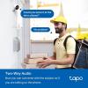imageTapo 2K 3MP IndoorOutdoor Security Camera  Free PersonMotionBaby Cry Detection Color Night Vision IP65 Weatherproof SDCloud Storage Works wAlexa ampamp Google Home HybridCamWhite