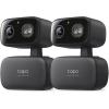 imageTapo 2K 3MP PanTilt IndoorOutdoor Security Camera Free PersonBaby Cry Detect ampamp Motion Track 360 Pan Color Night Vision SDCloud Storage Works wAlexa ampamp Google Home HybridCam 360 BlackBlack