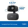 imageTapo 2K 3MP PanTilt IndoorOutdoor Security Camera Free PersonBaby Cry Detect ampamp Motion Track 360 Pan Color Night Vision SDCloud Storage Works wAlexa ampamp Google Home HybridCam 360 BlackBlack