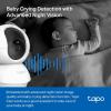 imageTapo 2K 3MP PanTilt IndoorOutdoor Security Camera Free PersonBaby Cry Detect ampamp Motion Track 360 Pan Color Night Vision SDCloud Storage Works wAlexa ampamp Google Home HybridCam 360 BlackWhite