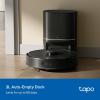 imageTapo LiDAR Smart Navigation Robot Vacuum and Mop 5300Pa Max 97 Dust Pickup Rate Customizable Cleaning SelfCharging Works wAlexa ampamp Google Home RV30 MaxVacuum w Self Empty Dock