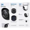 imageTapo TPLink 2K Outdoor PanTilt Security WiFi Camera 360 View Motion Tracking Compatible with Alexa ampamp Google Home Night Vision Free AI Detection Up to 512GB Storage C510W2K