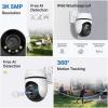 imageTapo TPLink 2K Outdoor PanTilt Security WiFi Camera 360 View Motion Tracking Compatible with Alexa ampamp Google Home Night Vision Free AI Detection Up to 512GB Storage C510W3K 5MP