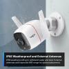 imageTapo TPLink 2K QHD Security Camera Outdoor Wired Starlight Sensor for Color Night Vision Free AI Detection Builtin Siren CloudSD Card Storage Works with Alexa ampamp Google Home C320WS2K 3MP