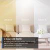 imageTapo TPLink Smart Light Bulbs 16M Colors RGBW Dimmable Compatible with Alexa and Google Home A19 60W Equivalent 800LM CRIampgt90 24GHz WiFi only No Hub Required L530E4Pack2 Pack