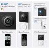 imageTapo TPLink Smart Video Doorbell Camera Chime Included 2K 5MP Color Night Vision 2Way Audio Free AI Detection CloudSD Card Storage Works wAlexa ampamp Google Home D230S1Wired  w Chime