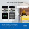 imageTapo TPLink Smart Video Doorbell Camera Chime Included 2K 5MP Color Night Vision 2Way Audio Free AI Detection CloudSD Card Storage Works wAlexa ampamp Google Home D230S1Battery Powered  w Chime
