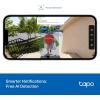 imageTapo TPLink Smart Video Doorbell Camera Chime Included 2K 5MP Color Night Vision 2Way Audio Free AI Detection CloudSD Card Storage Works wAlexa ampamp Google Home D230S1Battery Powered  Doorbell only