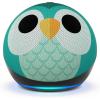 imageAmazon Echo Dot Kids with Alexa newest model Designed for kids with parental controls Includes 1 Year of Amazon Kids OwlOwl