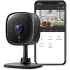 imageTPLink Tapo 2K Indoor Security Camera for Baby Monitor Dog Camera wMotion Detection 2Way Audio Siren Night Vision Cloud ampamp SD Card StorageUp to 256 GB Works wAlexa ampamp Google HomeTapo C110Black