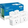 imageTPLink Tapo Matter Supported Smart Plug Mini Compact Design 15A1800W Max Super Easy Setup Works with Apple Home Alexa ampamp Google Home UL Certified 24G WiFi Only White Tapo P125M3Pack4Pack