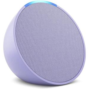 imageAmazon Echo Pop newest model Our smallest Alexa speaker Fits in any room CharcoalLavender Bloom