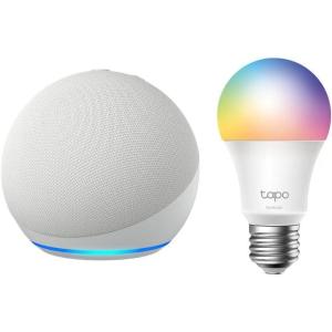 imageEcho Dot with TPLink Tapo Smart Color BulbGlacier White