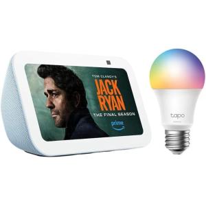 imageEcho Show 5 with TPLink Tapo Smart Color BulbCloud Blue