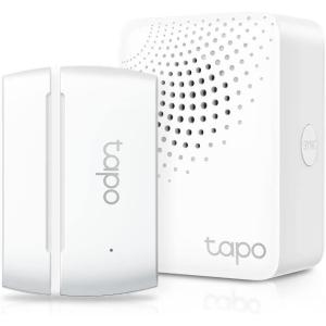 imageTPLink Tapo Contact Sensor Starter Kit T110 Contact Sensor  H100 Hub LongRange LowPower Wireless Connectivity RealTime Notification Up to 64 DevicesContact Sensor  Hub