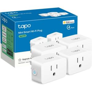 imageTPLink Tapo Matter Supported Smart Plug Mini Compact Design 15A1800W Max Super Easy Setup Works with Apple Home Alexa ampamp Google Home UL Certified 24G WiFi Only White Tapo P125M3Pack4Pack