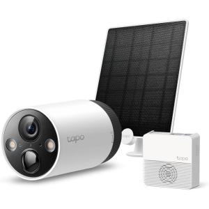 imageTPLink Tapo Outdoor Wireless Camera with Solar Panel Bundle Outdoor Wireless Camera C420S1  Solar Panel A200 2K QHD Color Night Vision Starlight Sensor Works wAlexa ampamp Google Home1Camera System with Solar Panel