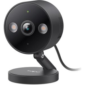 imageTapo 2K 3MP IndoorOutdoor Security Camera  Free PersonMotionBaby Cry Detection Color Night Vision IP65 Weatherproof SDCloud Storage Works wAlexa ampamp Google Home HybridCamBlack
