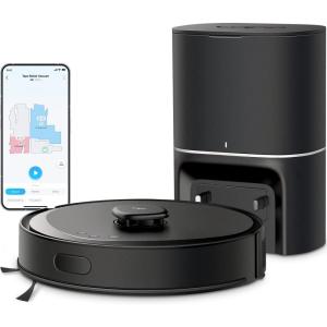 imageTapo LiDAR Smart Navigation Robot Vacuum and Mop 5300Pa Max 97 Dust Pickup Rate Customizable Cleaning SelfCharging Works wAlexa ampamp Google Home RV30 MaxVacuum w Self Empty Dock
