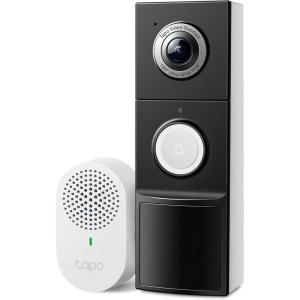imageTapo by TPLink Smart Video Doorbell Camera Wireless with Chime 2K with Full Color Night Vision ampamp Spotlights No Monthly Fee Ring Call 160 UltraWide View Free AI Detection Local StorageD210Battery or Hardwired  2K 4MP