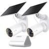 imageTapo 4K Outdoor SolarPowered Cameras C460 KIT x 2Camera  Tapo Smart Hub H500 x1 Bundle Expandable Local Storage up to 16TB No Monthly Fee PersonVehiclePet Detection