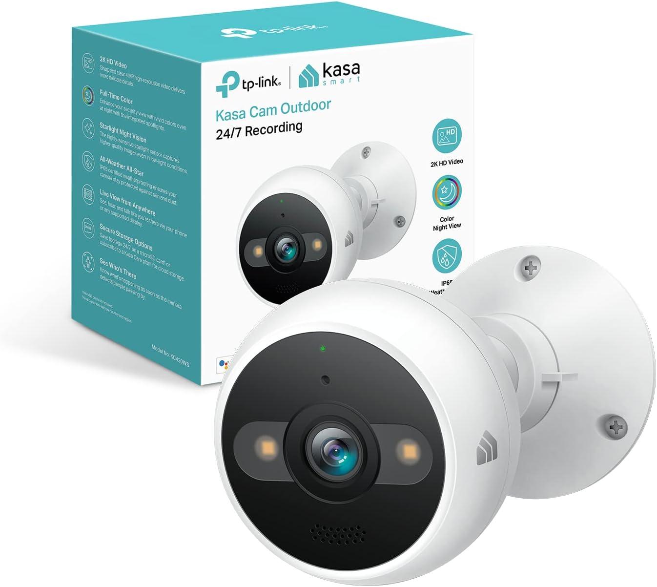 imageKasa Smart Video Doorbell  Security Camera Bundle KD110  KC420WS