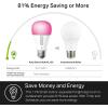 imageKasa Smart Light Bulbs Full Color Changing Dimmable Smart WiFi Bulbs Compatible with Alexa and Google Home A19 9W 800 Lumens24Ghz only No Hub Required 4 Count Pack of 1 Multicolor KL125P41000 LM  4Pack